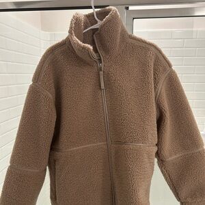 Abercrombie & Fitch Tan Teddy Jacket